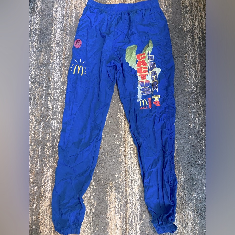 CACTUS JACK BY TRAVIS SCOTT LIMITED EDITION NYLON 92’ ALL AMERICAN PANTS, BLUE
